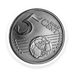Moneta da cinque centesimi di euro